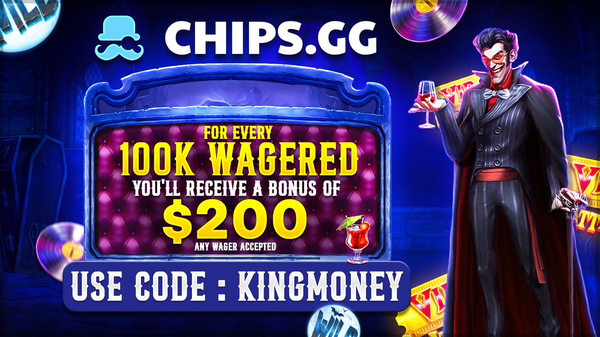 Remember we have a $1,500 monthly wager leaderboard with <a href="/chipsgg/">Chips.gg</a> 🙌💰

Everyone who uses code kingmoney is eligible -> chips.gg/signup?r=kingm…

Leaderboard > chips.gg/promotions/pro… 

NEW PROMO: Every 200k wagered on chips will get you $200! Any wager is fine!