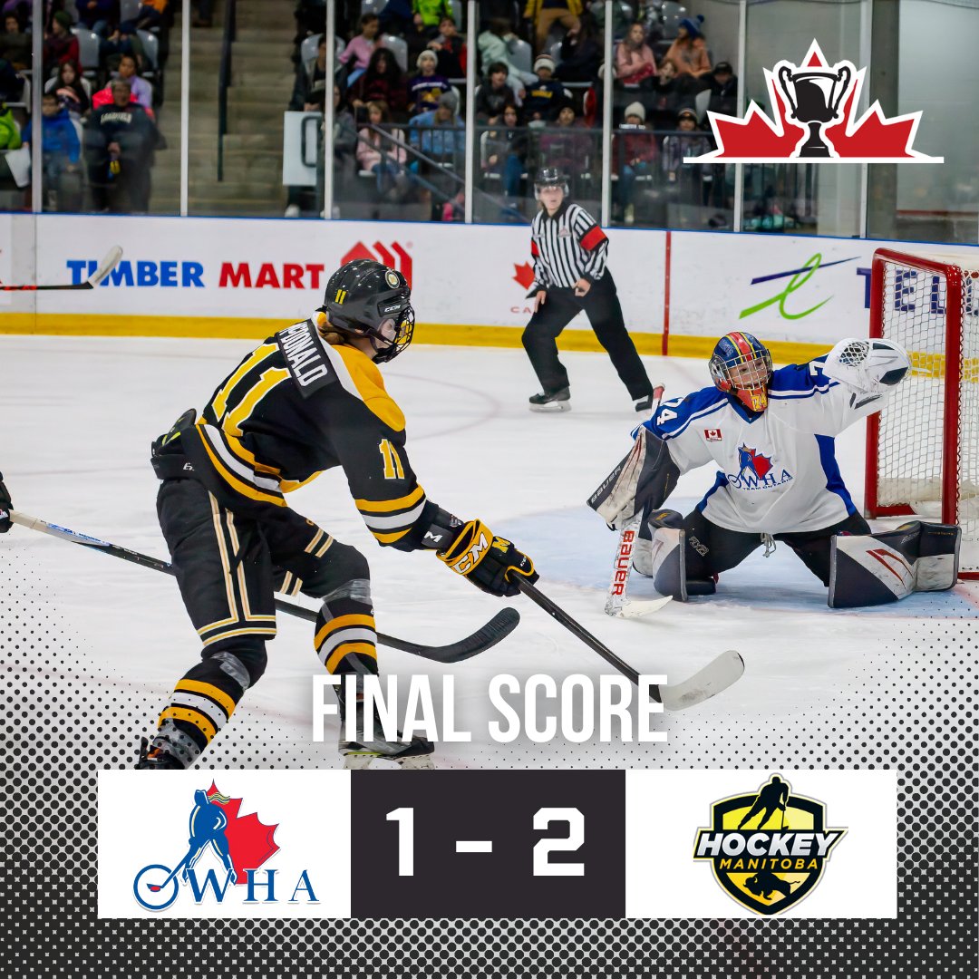 Team Manitoba defeats Team <a href="/OWHAhockey/">Ontario Women's Hockey Association</a> Blue 2-1 in their final preliminary round game of the 2024 National Women's U18 Championship in Quispamsis, New Brunswick.  

Team Manitoba has the day off tomorrow before the quarterfinals on Thursday.