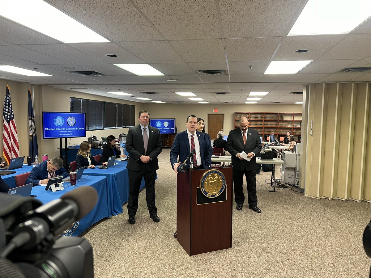 ameinersWLKY's tweet photo. @kyoag says the voting issues that took place in Jefferson County this morning have been resolved. Encourages anyone who may have left/not voted because of the issue to return and vote. @WLKY https://t.co/Gw89SA4pwR
