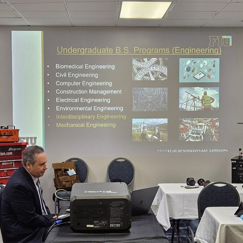 Baker_Aviation's tweet photo. ✈️Exciting times at our Elite Conference! Our FIU partner is presenting to our teachers on accelerating performance and elevating our engineering partnership for continuous growth and success. Let’s keep raising the bar! @mantilla1776 @SuptDotres #YourbestchoiceMDCPS https://t.co/CEwrBJllV0