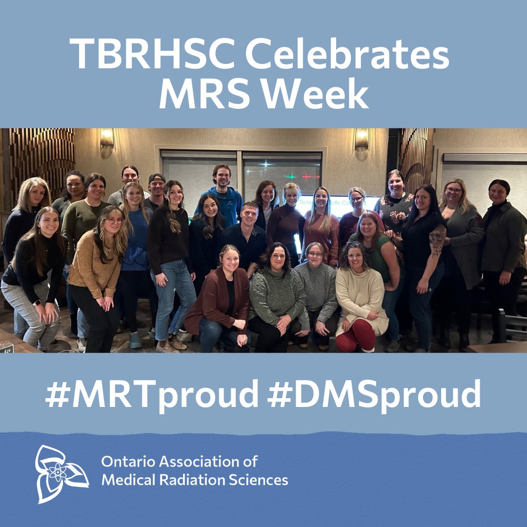OAMRS1's tweet image. The team at Thunder Bay Regional Health Sciences Centre kicked off Medical Radiation Sciences Week with a great turnout for their Education Night! #MRSWeek2024 #MRTproud #DMSproud #WeAreEssential #OAMRS