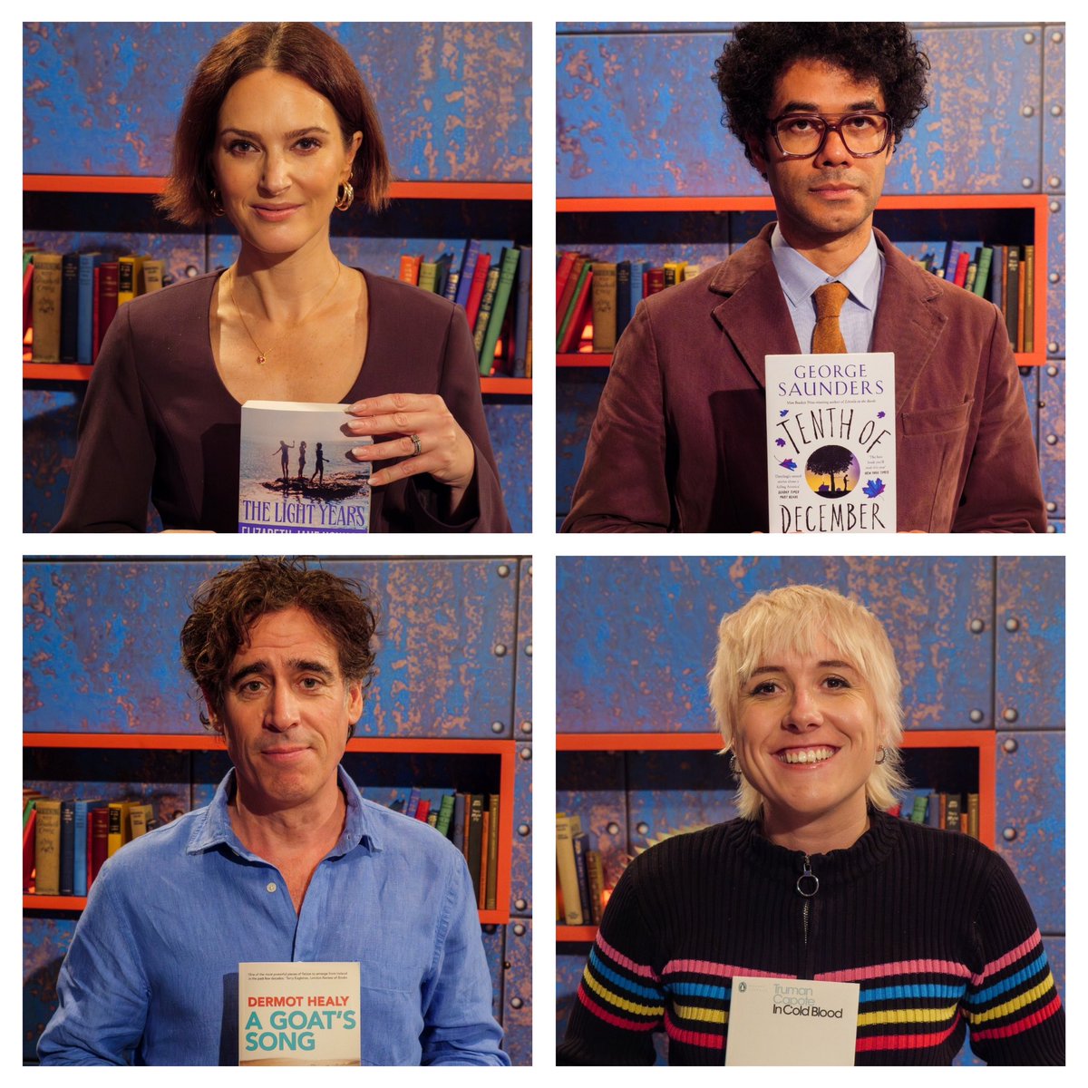 Pollyanne Conway (@pollyanneconway) on Twitter photo For more book recommendations than you can shake a stick at please tune in to #BetweenTheCovers tonight on <a href="/BBCTwo/">BBC Two</a> at 7pm <a href="/sarajcox/">sara cox💙</a> is joined by <a href="/RichardAyoade/">RICHARD AYOADE</a> <a href="/StephenMangan/">Stephen Mangan</a>
<a href="/elizabday/">Elizabeth Day</a> <a href="/MaisieAdam/">Maisie Adam</a> they review
Glorious Exploits by Ferdia Lennon and talk about their fave books For more book recommendations than you can shake a stick at please tune in to #BetweenTheCovers tonight on <a href="/BBCTwo/">BBC Two</a> at 7pm <a href="/sarajcox/">sara cox💙</a> is joined by <a href="/RichardAyoade/">RICHARD AYOADE</a> <a href="/StephenMangan/">Stephen Mangan</a>
<a href="/elizabday/">Elizabeth Day</a> <a href="/MaisieAdam/">Maisie Adam</a> they review
Glorious Exploits by Ferdia Lennon and talk about their fave books