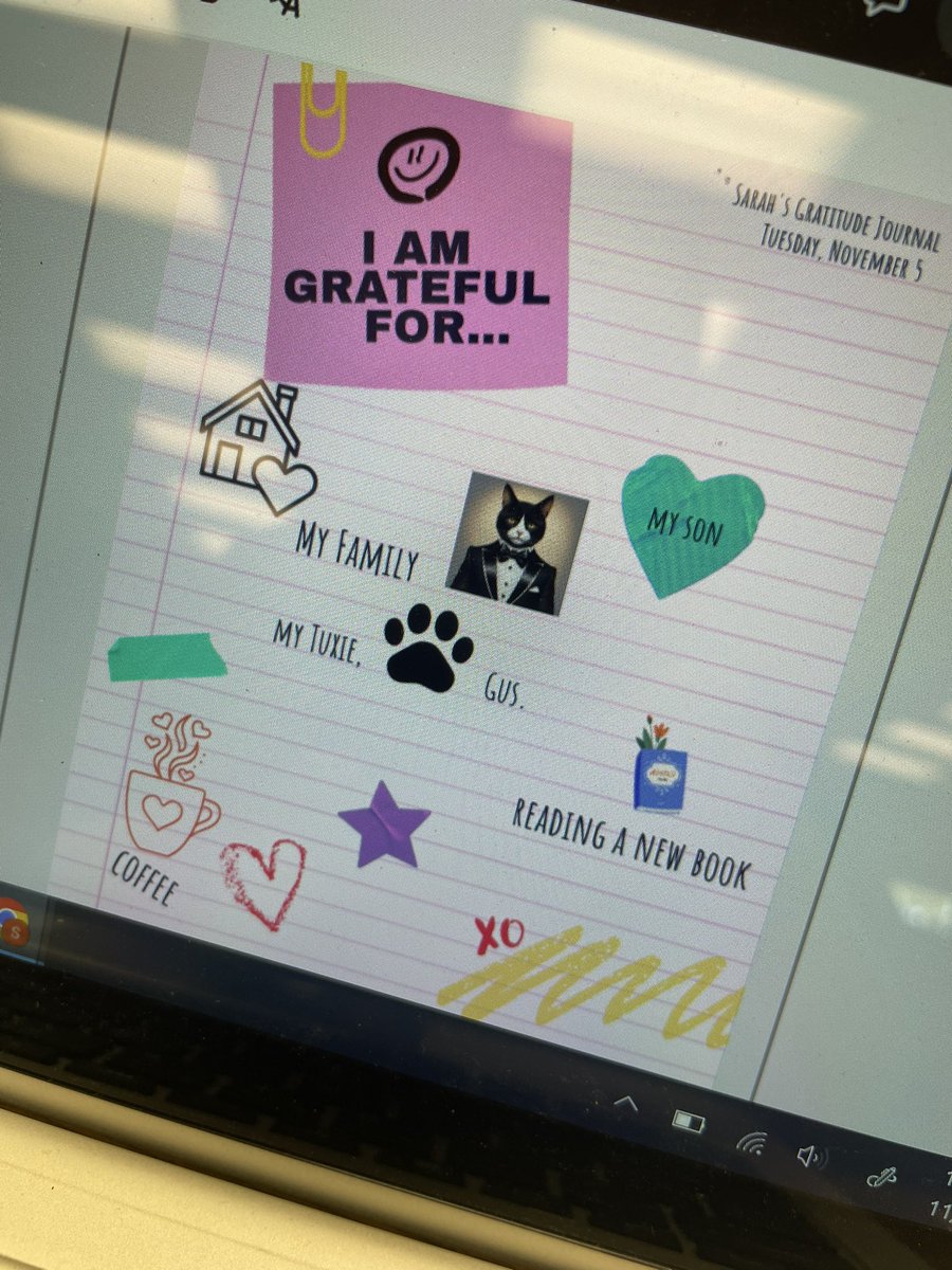 Sarah Clayton (@claytontechtalk) on Twitter photo Gratefulness Journal loading! Teacher training <a href="/CFBISD/">Carrollton-Farmers Branch ISD</a> with <a href="/AdobeExpress/">Adobe Express</a> for the win. Notice the AI Tuxie!
#alwayslearning
#creativeflow Gratefulness Journal loading! Teacher training <a href="/CFBISD/">Carrollton-Farmers Branch ISD</a> with <a href="/AdobeExpress/">Adobe Express</a> for the win. Notice the AI Tuxie!
#alwayslearning
#creativeflow
