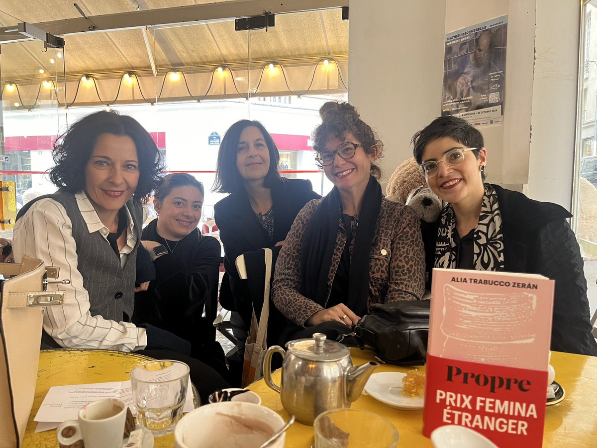 Laurence Laluyaux (@llaluyaux) on Twitter photo Alia Trabucco Zerán winner of the Prix Femina Etranger 2024 for CLEAN brilliantly translated by <a href="/plantagenetanne/">Anne Plantagenet</a> and published with brio by Claire do Serro at <a href="/robert_laffont/">Robert Laffont</a>. First Latin American winner of the prize too! Alia Trabucco Zerán winner of the Prix Femina Etranger 2024 for CLEAN brilliantly translated by <a href="/plantagenetanne/">Anne Plantagenet</a> and published with brio by Claire do Serro at <a href="/robert_laffont/">Robert Laffont</a>. First Latin American winner of the prize too!