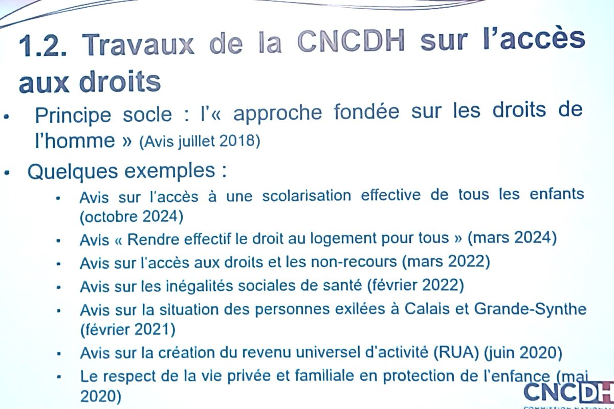 All Together in Dignity Europe (@atd_europe) on Twitter photo Interesting to discover the #HumanRights approach to public policies of the French <a href="/CNCDH/">CNC Droits Homme</a> at the <a href="/ResponsiveUPN/">Responsive France</a> <a href="/RESPONSIVE2023/">RESPONSIVE Project</a> day of debates on #Democracy and #SocialWork.
The #CNCDH speakers help us to look at non-takeup of #Rights and how they impact confidence in Interesting to discover the #HumanRights approach to public policies of the French <a href="/CNCDH/">CNC Droits Homme</a> at the <a href="/ResponsiveUPN/">Responsive France</a> <a href="/RESPONSIVE2023/">RESPONSIVE Project</a> day of debates on #Democracy and #SocialWork.
The #CNCDH speakers help us to look at non-takeup of #Rights and how they impact confidence in