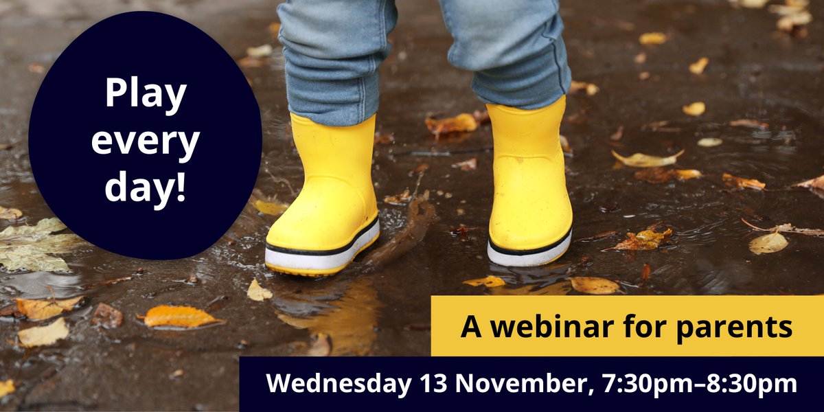 Calling all parents and carers! Join us next week for a special webinar that will explore the power of play and provide you with top tips for play at home. Find out more and book your free place here: bit.ly/3Z370Bb 
#PlayForEveryChild