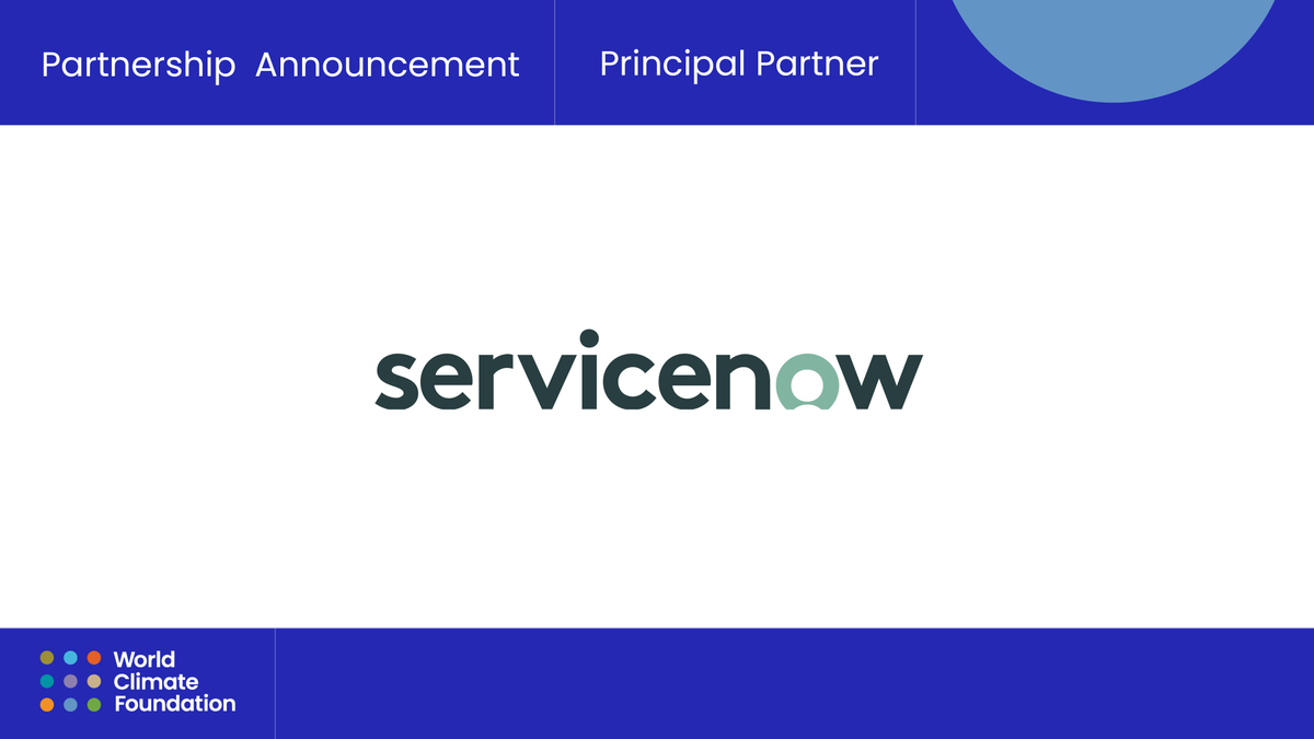 wclimate's tweet photo. With #COP29 Azerbaijan and #WorldClimateSummit2024 Baku rapidly approaching, we are thrilled for @ServiceNow to join us as a Principal Partner 🌏
ServiceNow (NYSE: NOW) puts AI to work for people. Their innovation helps their customers transform organizations across every industry while upholding a human centered approach to deploying products and services at scale. ServiceNow is the AI platform for business transformation that connects people, processes, data, and devices to increase productivity and maximize business outcomes.
Join us in person at COP29 for an intimate fireside dialogue with ServiceNow’s Charlotte Kirby and Combiz Richard Abdolrahimi together with Thomas Dabass , Chief Partnerships Officer and Managing Director of the Office of Global Partnerships at U.S. Department of State about the critical role of sustainable cities and infrastructure in combating climate change.
🗓️Day/Time: Thursday, November 14, 10am-10:25am (AZT)
📍Location: Blue Zone Pavilion No. H8 – Danish Pavilion
Learn more about ServiceNow: https://t.co/jCbzstHvbU
Register for #WCS Baku here: https://t.co/lJWaMoyvjk