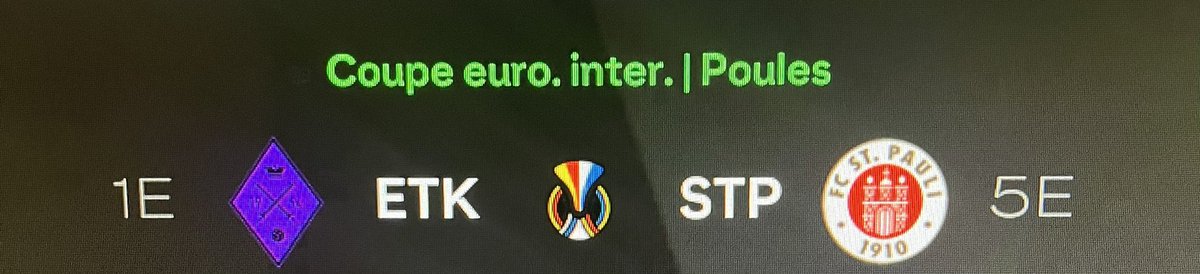 🚨🚨News: 
Our First préparation game will be against FC St Pauli (Germany) 
#Knights