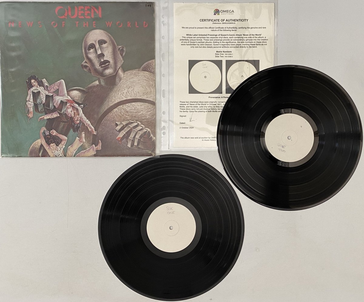easyliveauction's tweet photo. Are you ready for the ultimate music memorabilia sale on 9th November at @OmegaAuctions?  👀
📅 Auction: 9th Nov, 12pm GMT
🔗 https://t.co/LQEb4wTNcX

#OmegaAuctions #MusicMemorabilia #VinylCollection #RollingStones #Queen #VintageVinyl #RockMusic https://t.co/mlDxTVZjKN