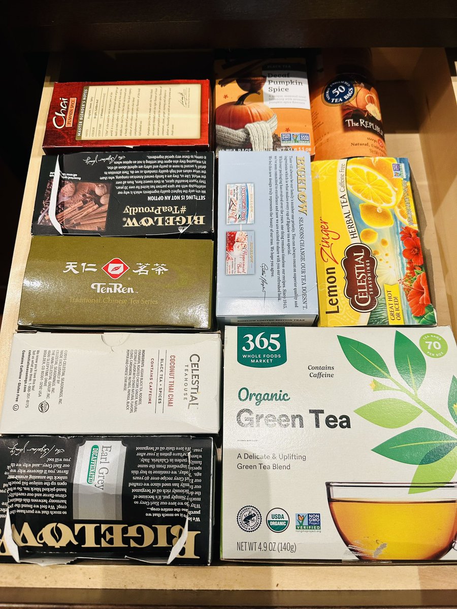 You know, when I was younger, I never thought I would be the kind of person that has a tea drawer, but here I am.