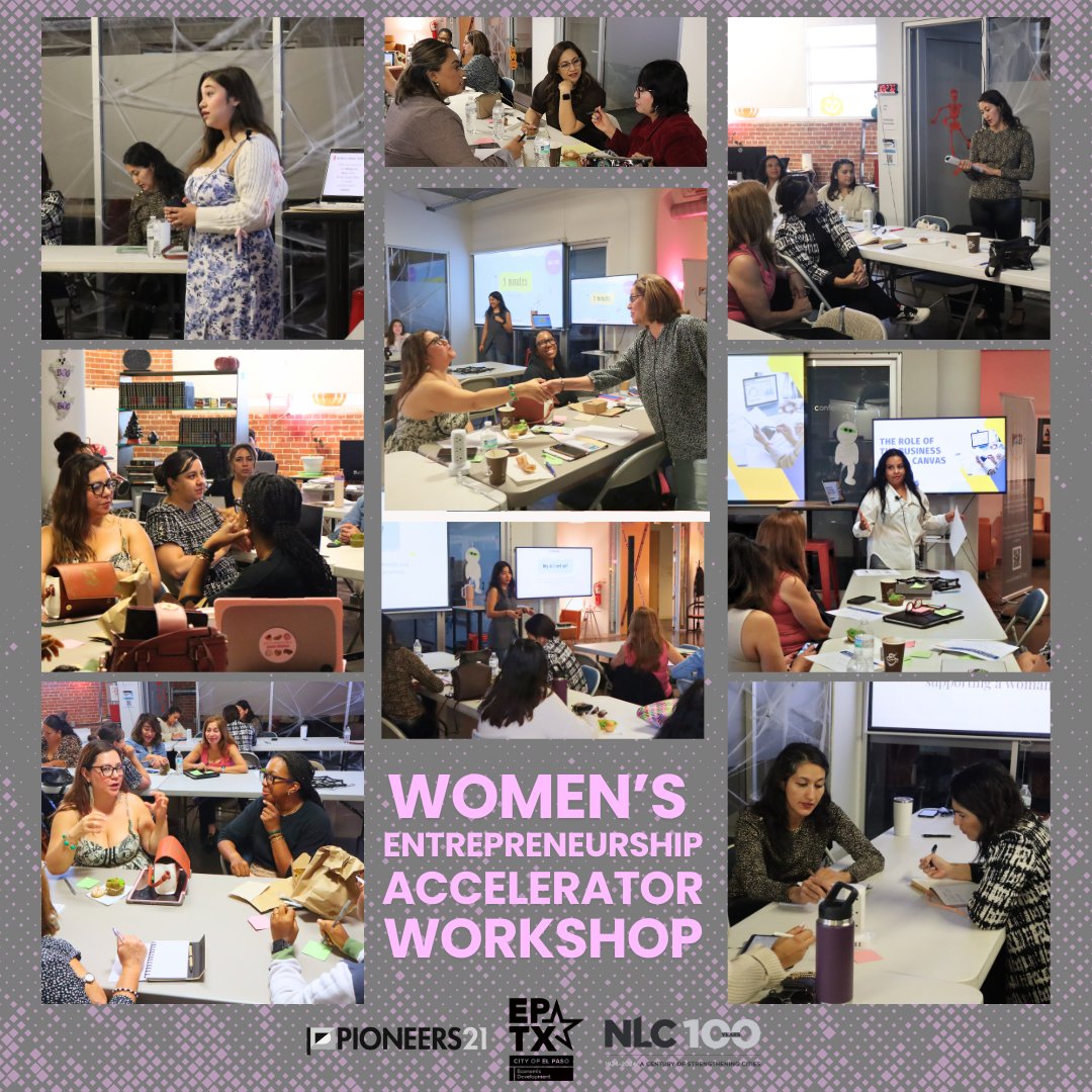 🌟That's a wrap on week 3 of the Women's Entrepreneurship Accelerator Workshop!🌟
A very big Thank You to our very own Laura, Marisol, and Michelle as guest speakers! ✨

Thank you to @EPTXEconDev  and <a href="/leagueofcities/">National League of Cities</a>  for funding these workshops!

#womeninbusiness #entrepreneur