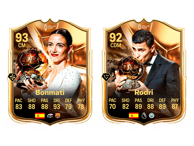 Including packs like: Ballon d'Or Nominee Pack Includes 5 Rare Gold  Player Items, rated 85 or higher, with 1 guaranteed to be a Ballon d'Or  Nominee. All items untradeable.
