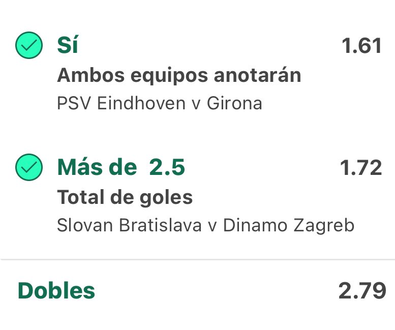 CapoPicks's tweet image. Vamos!!
Para los Primeros 2 de la @ChampionsLeague