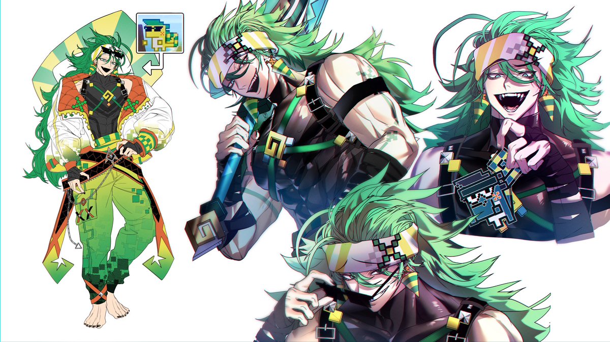 #原神   #genshin   #アハウ  #キィニチ   #Ajaw #Kinich   #ajawnich  #アハキィ 
너무 늦었지만 아쥬 의인화 더 그려봤어요✍🏻😂