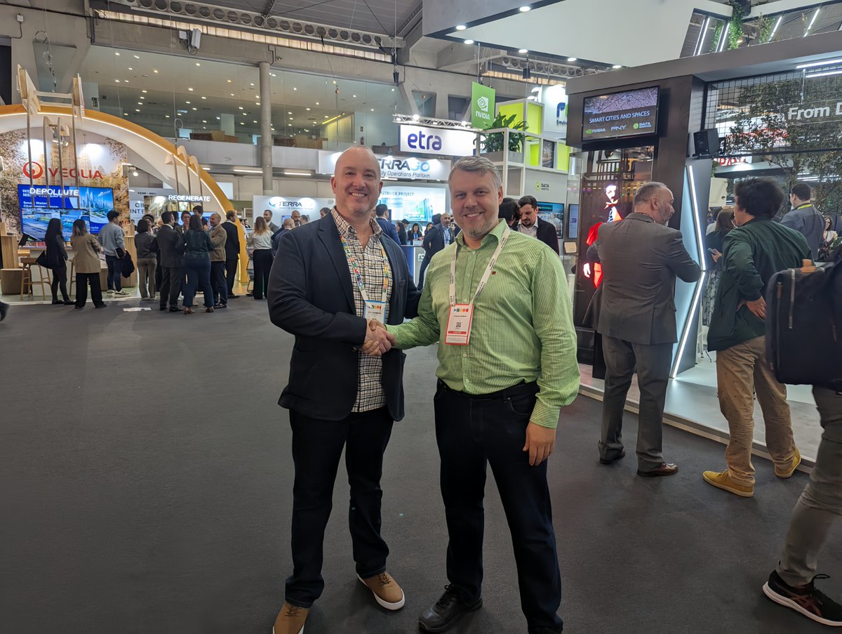 It was great to finally meet our partners <a href="/data_monsters/">Data Monsters</a> IRL!

Tomorrow, we're back at <a href="/SmartCityexpo/">Smart City Expo World Congress</a>.

I'll be speaking at the <a href="/nvidia/">NVIDIA</a> &amp; <a href="/PNYTechnologies/">PNY Technologies</a> booth at 4 PM CET.

Come say hello!