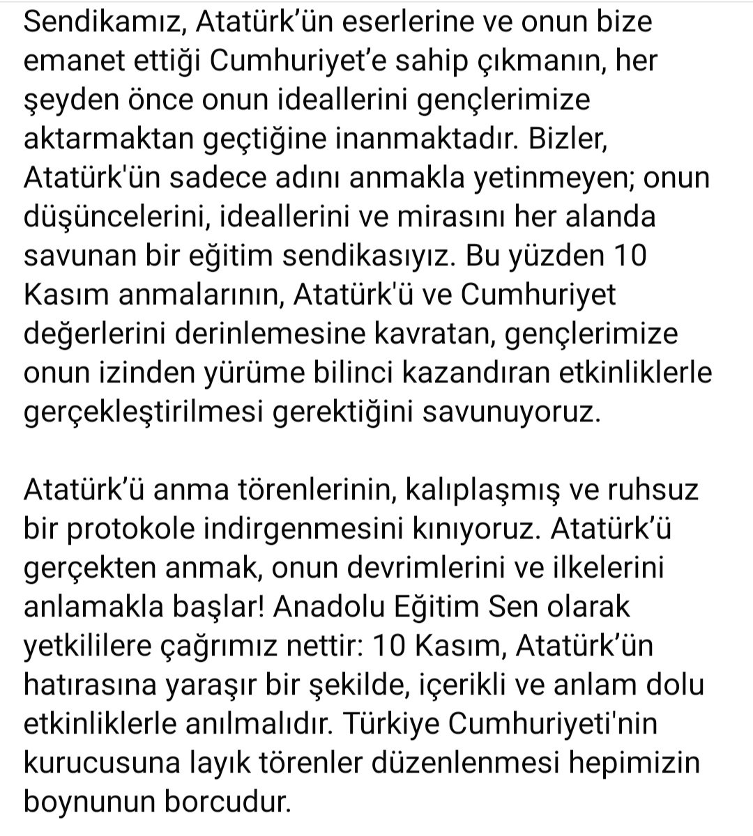 eseratakann's tweet photo. 10 Kasım Atatürk'ü Anma Törenleri!!!
@anadoluaes https://t.co/oIN4jL8kYm
