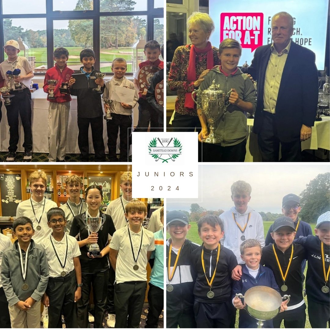Our Juniors had a very successful 2024. They won the Fairways Trophy and retained the Kingston League! 6 have represented Surrey and many have enjoyed successes in Junior Opens, the Surrey Rookie Tour and US Kids Tour events. In addition, Jack won the men's 36-hole Annual Cup!
