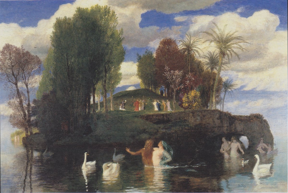 The Island of Life wikiart.org/en/arnold-bock…