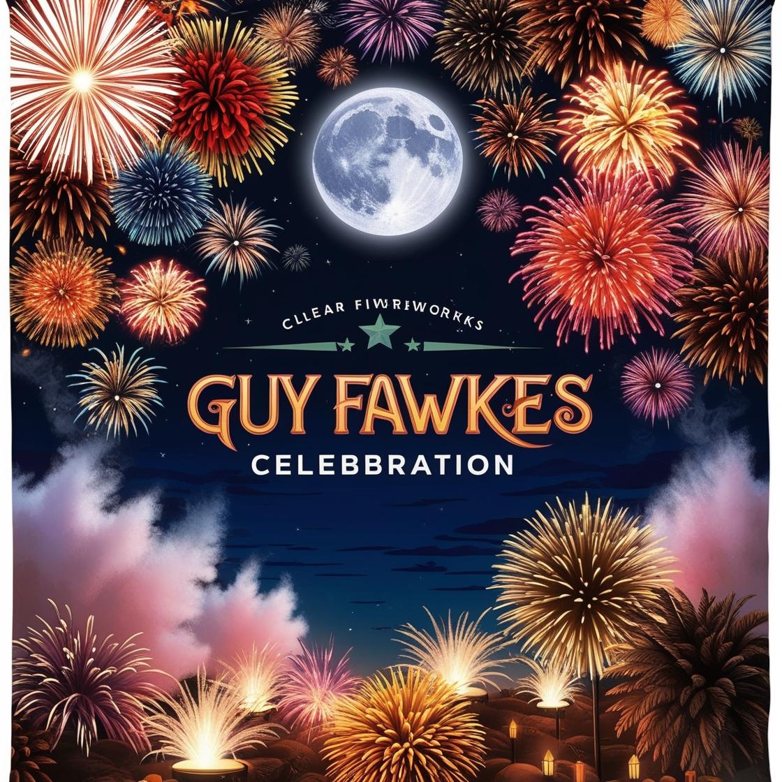 TheJoshCShow's tweet photo. Happy Guy Falks day (Fireworks night) to all

The irony is not lost on me either that it's election day for the US and it's on the day when a guy tried to blow up our government lol. 

Hope everyone is having a good day! 

#guyfalks #guyfalksday #fireworks 
#ai #canva #canvaai https://t.co/0J0z3hygo0
