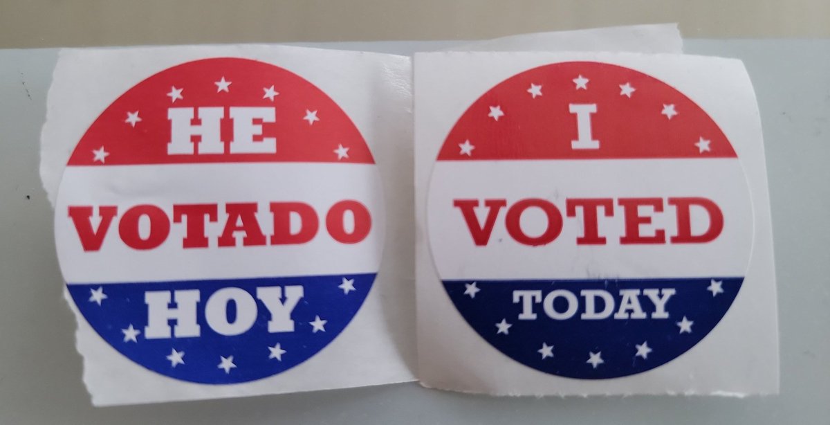 ShamrockHusky's tweet photo. Did the thing!! And I can't stress this enough: look up your correct precinct/ward and PLEASE VOTE #Election2024 https://t.co/UMitluYIfE