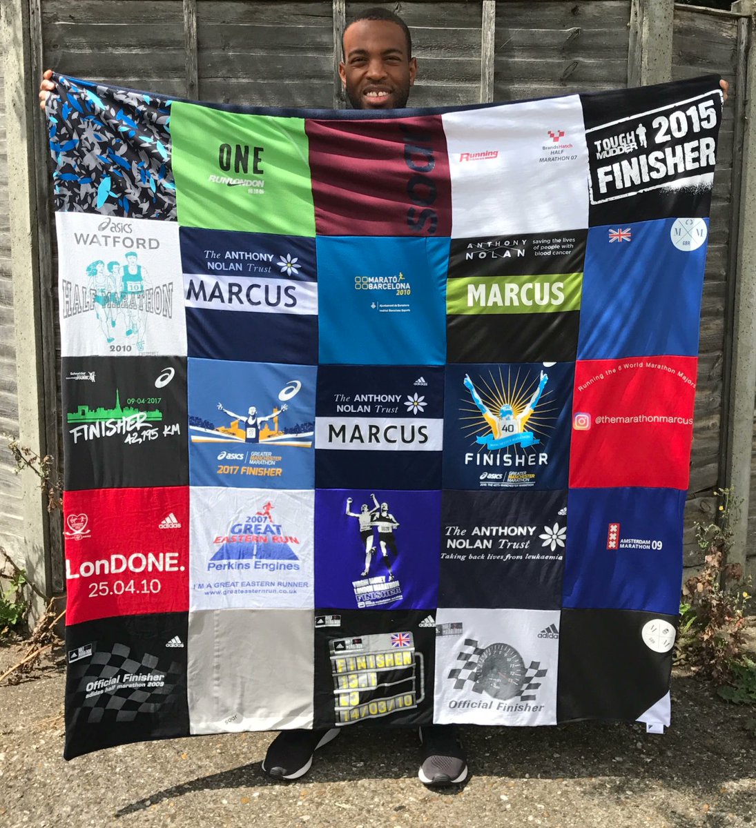 TooManyT_Shirts's tweet photo. Marcus’ Marathon Blanket 🏃‍♂️🏅

Marcus has been to marathons all over the country! An incredibly proud individual with his memories sewn together.🧵👕

#marathonmemories #memoryblanket #tshirtblanket #marathon #manchestermarathon #yorkshirmarathon #londonmarathon #uk #derbyshire https://t.co/HjnO11mqpq