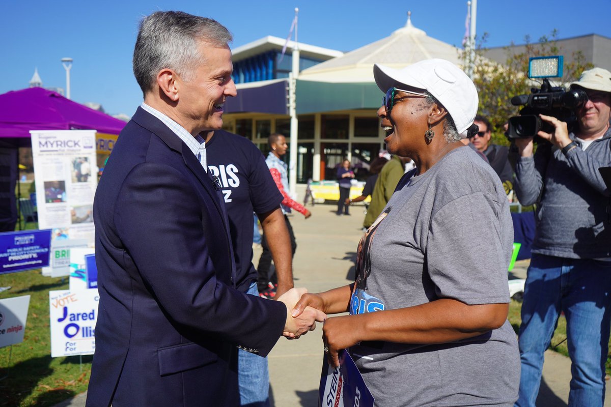 JoshStein_'s tweet photo. Folks are excited and voting here in Raleigh and across North Carolina! Cast your ballot, and make sure your voice is heard. Visit https://t.co/ssBPIzVyHV to find your polling location. https://t.co/jb488DEi9U