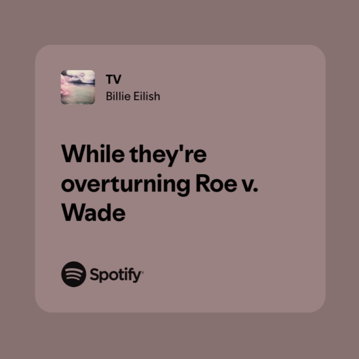 Billie Eilish Spotify tweet media