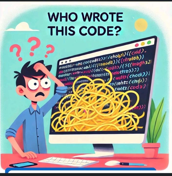 RishiYadav5911's tweet image. Who Wrote This Code?!

Sometimes, you revisit code and feel like you&apos;re reading a mystery novel! Trying to decipher old code can be an adventure. Ever looked at your own code from months ago and thought, &apos;What was I thinking?

#CodeMystery
#WebDeveloper #Software #ViratKohli𓃵