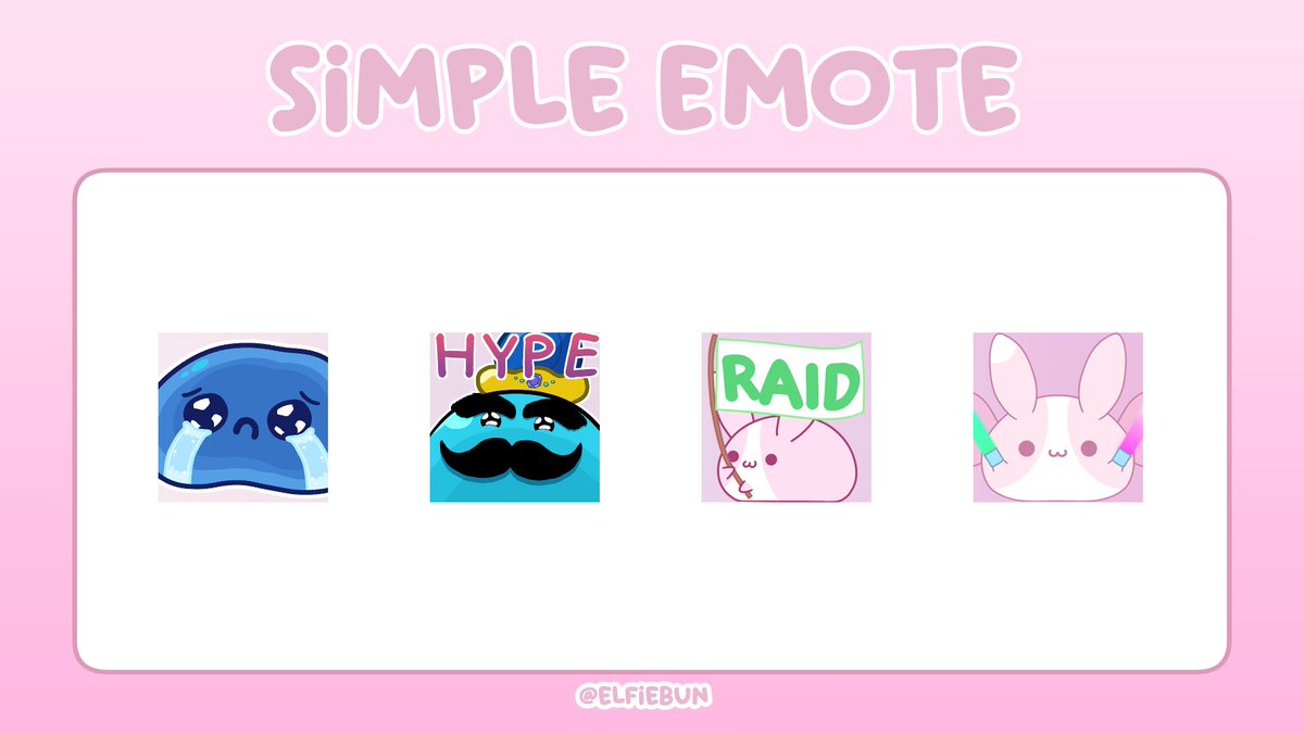elfiebun's tweet photo. Emote commissions now open on VGen! Starting at 8€ 
https://t.co/Yi8OQWiMKY

#VGenComm
#VTuber https://t.co/DMiPENqAgk