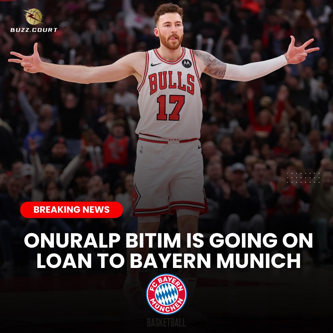 BuzzSport_de's tweet photo. 🚨Onuralp Bitim is going for a loan move to Bayern Munich
Gordon Herbert is cooking 🔥
#bayernbasketball #fener #fenerbahce #Fenerbahçe #bitim #nba #euroleague https://t.co/eMY0qxVW0e