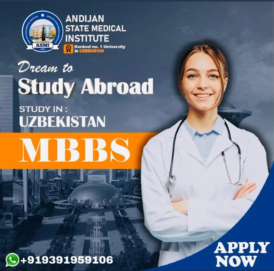 Salaarajith's tweet image. Become doctor
Dear students &amp;amp; neet aspirants📢
This is the best opportunity to complete your dream with very low and affordable tution fee with advanced medical technology Universities 

Countries with low fee and best universities:
1. Russia
2. Uzbekistan
 #Neet_exam  #MBBS