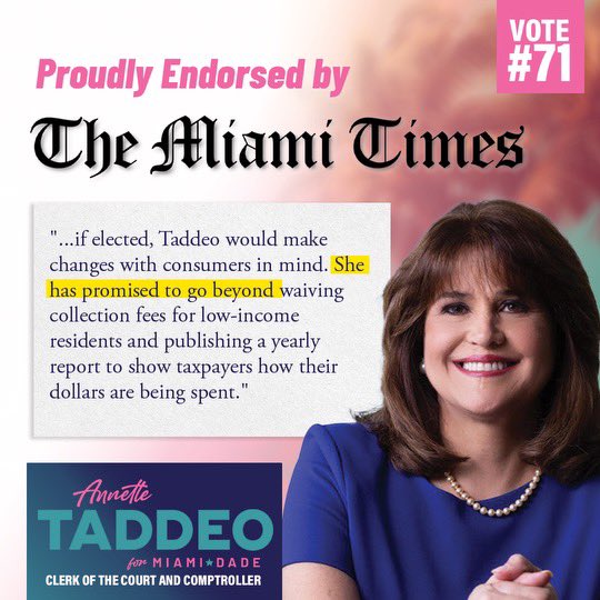 Annette Taddeo tweet media