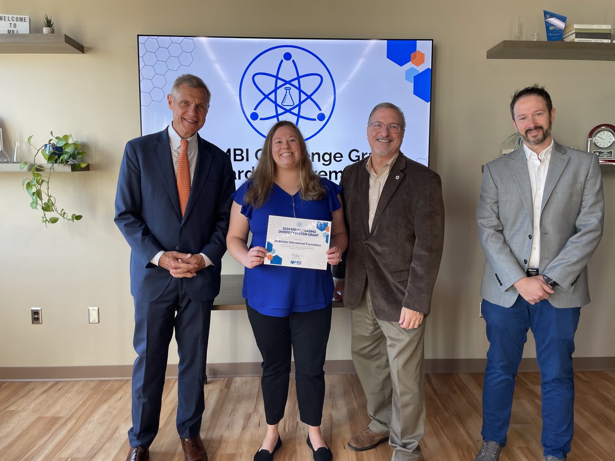 MBI's excited to announce our 2nd 2024 #ChallengeGrant recipient, @BioBuilder Educational Foundation. With help from MBI's Increasing Diversity in STEM Grant, they have expanded the High School Apprenticeship Challenge to Worcester
<a href="/MassEOED/">MA EOED</a> #MOBD John Mahoney <a href="/KevinKuros/">Kevin Kuros</a>