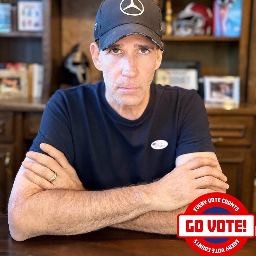 Proud to be an American. Have you voted? 🇺🇸 This year, it’s not just important; it’s imperative. We can’t afford ignorance or apathy—our country’s future depends on it. Vote and make your voice heard! #GodBlessAmerica #Vote