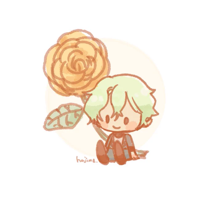 rkgkおひいさん喋りながらだと手癖で小さなキャラを描いてしまう〜 