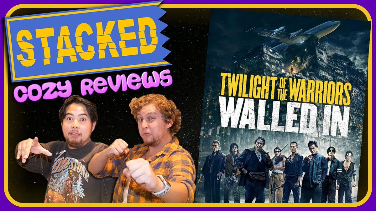StackedCast's tweet photo. Anybody need a STACKED distraction today?

We got a fresh cozy review of one of the craziest actions films to come out this year, straight outta Hong Kong! Watch Ethan and Chris talk about TWILIGHT OF THE WARRIORS: WALLED IN!

YT: https://t.co/FmeC9iRLXk https://t.co/BNYI8U5QUh