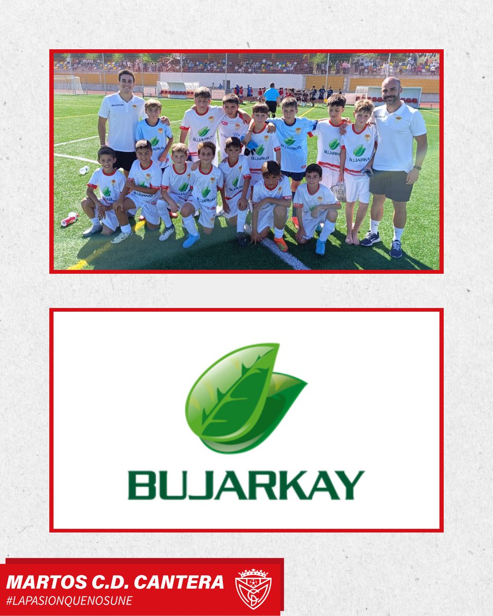 𝗣𝗔𝗧𝗥𝗢𝗖𝗜𝗡𝗔𝗗𝗢𝗥𝗘𝗦 |⚽

Agradecemos a <a href="/BBujarkay/">Bujarkay</a> su colaboración con nuestra cantera siendo esponsor oficial de nuestro Alevín A en Segunda Andaluza.

#LAPASIONQUENOSUNE