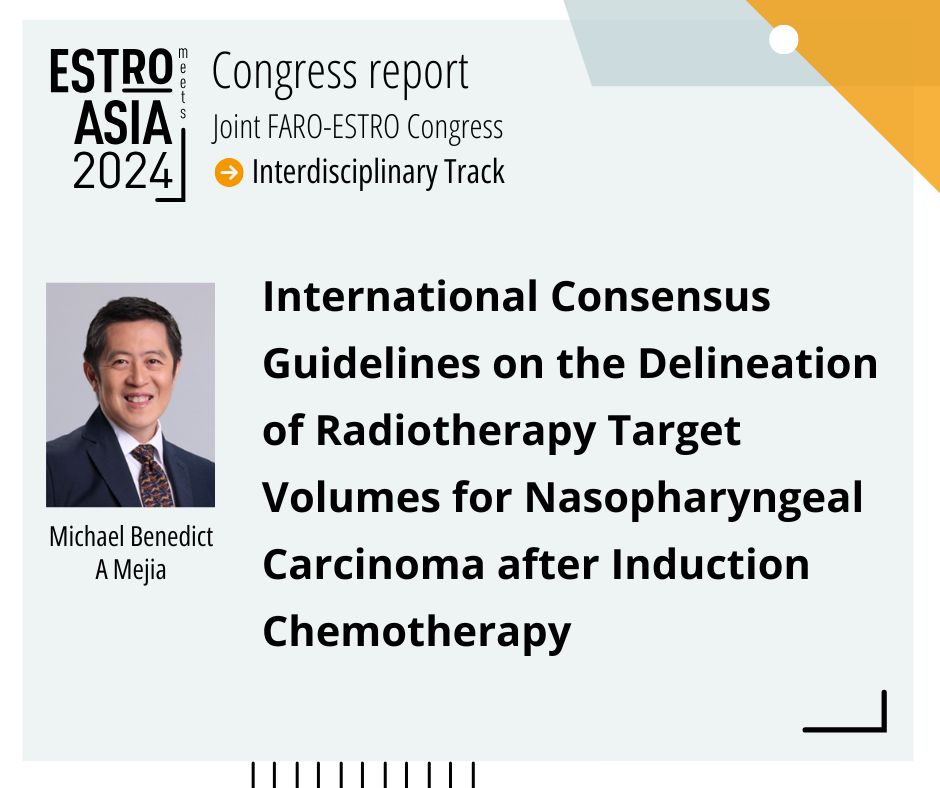 At #ESTROAsia24, experts discussed the development of international consensus #guidelines on #radiotherapy target volumes for NPC after induction #chemotherapy.
👉Learn more about this collaborative effort: bit.ly/4fgB95E #NasopharyngealCarcinoma