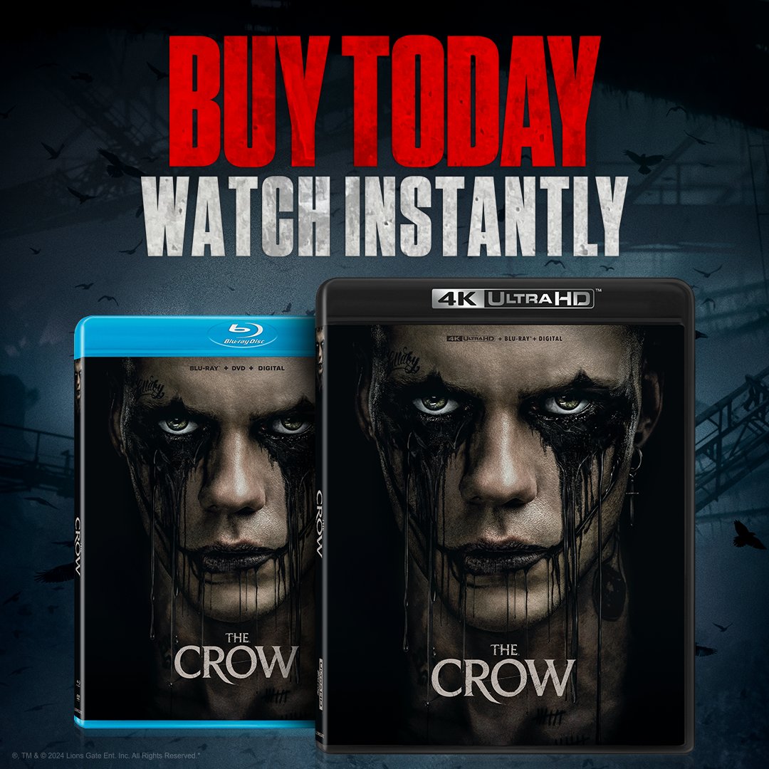 Forever yours. #TheCrow - now available on 4K, Blu-ray, and Digital.