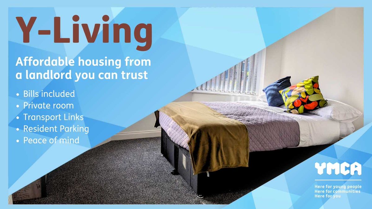 🏠 Looking for an affordable flat from a landlord you can trust? 🏠 

We have rooms available in our Y-Living Walsall Street building, for young people who are employed and looking to take their next step into independence. 

For all the details visit : bit.ly/498g5dM