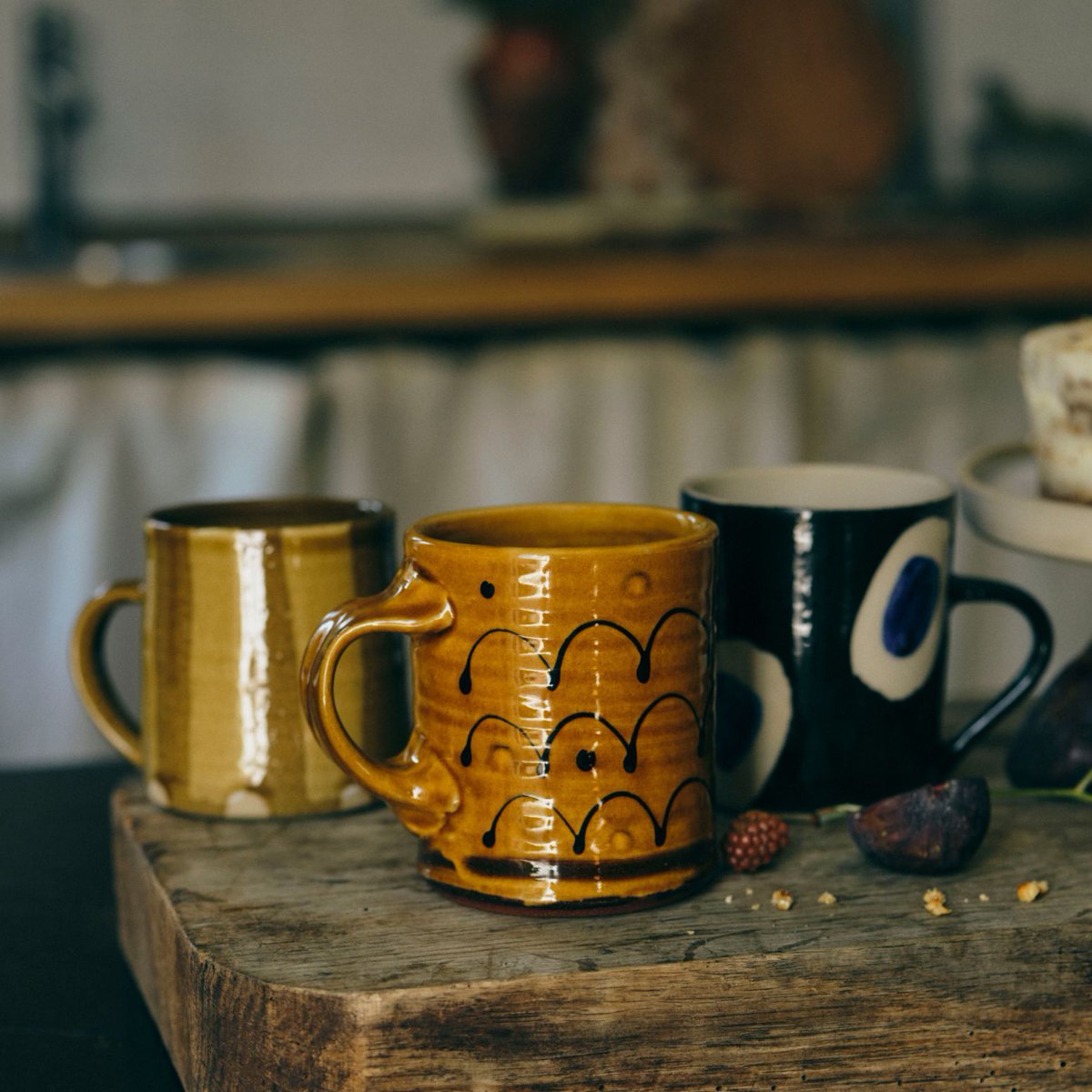 CERAMICS · Homeware

Serene ceramics for the home with dynamic hand-thrown mugs by Frances Savage and Lily Pearmain, alongside pour-over coffee sets from Pottery West and candle holders created by SZ Ceramics.

Shop our selection of hand-thrown ceramics → buff.ly/307gijH