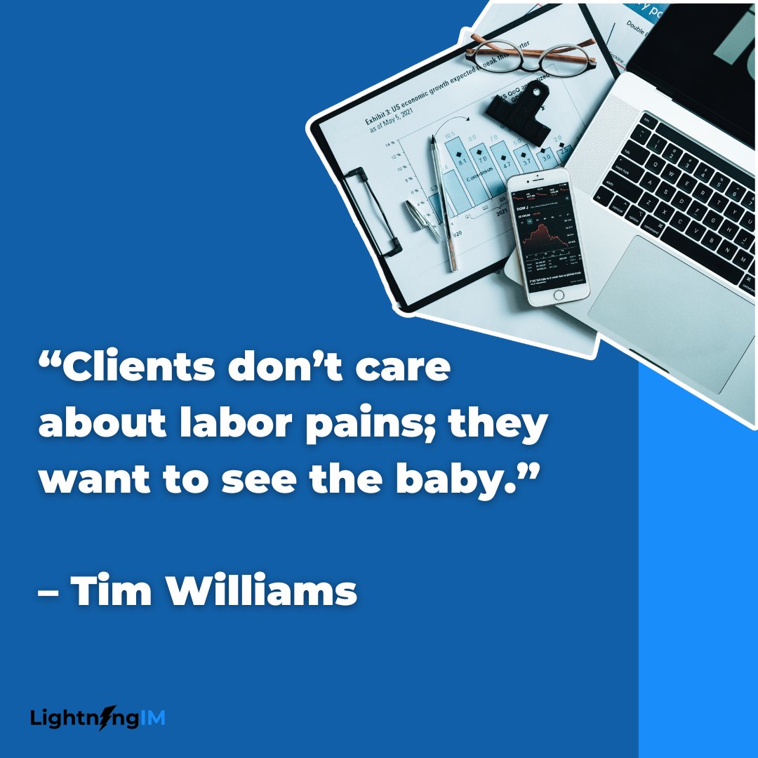 lightningim_com's tweet image. Success in marketing is about what you bring to the table, not the process it took to get there. #MarketingWisdom #ClientSuccess #FocusOnResults #TimWilliamsQuote #MarketingQuotes