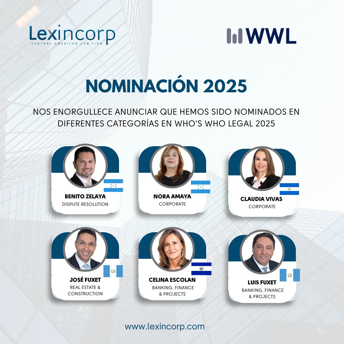 Nos complace anunciar que hemos sido incluidos en las listas  de nominación para Who’s Who Legal: Centroamérica 2025. Este reconocimiento refleja nuestro compromiso con la excelencia legal y nuestra dedicación a ofrecer el mejor servicio a nuestros clientes.