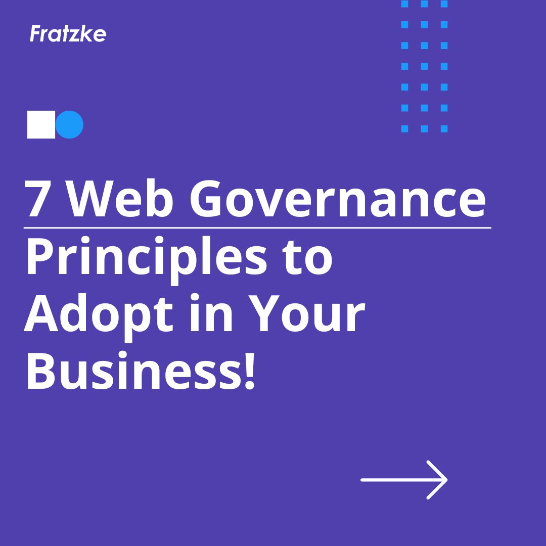 FratzkeMedia's tweet image. ✨ 7 Web Governance Principles to boost your business! Learn more: fratzkemedia.com/insights/what-…  
See the full list on our LinkedIn!
#WebGovernance #DigitalStrategy #FreeConsultation