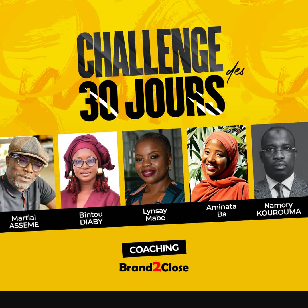 Bonjour les Charismatiques 🌟 
Il y a quelques semaines, j'ai eu le plaisir de lancer, aux côtés de <a href="/BeniTossou/">Beni Tossou</a> , la deuxième cohorte de #Brand2Close. Aujourd'hui, c'est l'heure du grand défi pour nos cinq entrepreneurs : 30 posts en 30 jours !

Brand2Close est un programme que