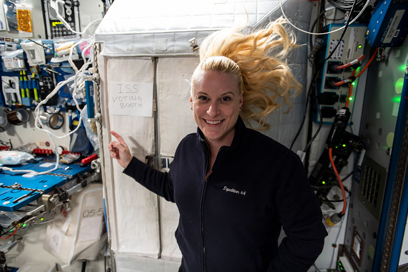 NASA (@nasa) on Twitter photo It’s important to exercise your right to vote – even in space!
In our latest episode of "Houston We Have a Podcast," we explain how <a href="/NASA_Astronauts/">ARCHIVED NASA Astronauts</a> vote from the <a href="/Space_Station/">International Space Station</a>: go.nasa.gov/3C7ZVpF It’s important to exercise your right to vote – even in space!
In our latest episode of "Houston We Have a Podcast," we explain how <a href="/NASA_Astronauts/">ARCHIVED NASA Astronauts</a> vote from the <a href="/Space_Station/">International Space Station</a>: go.nasa.gov/3C7ZVpF