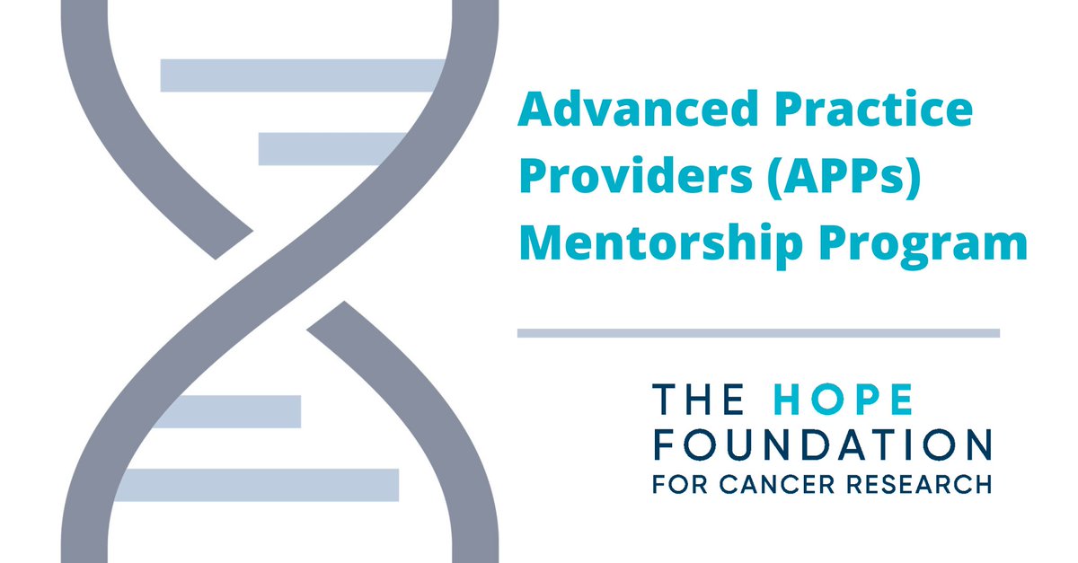 SupportingSWOG's tweet image. Deadline extended:
We&apos;re now accepting applications to our Advanced Practice Provider (APP) mentoring program through Friday, Nov 15!
--This unique learning opportunity includes travel funding to keep you connected w/our cancer research community #SWOGonc

thehopefoundation.org/funding-opport…