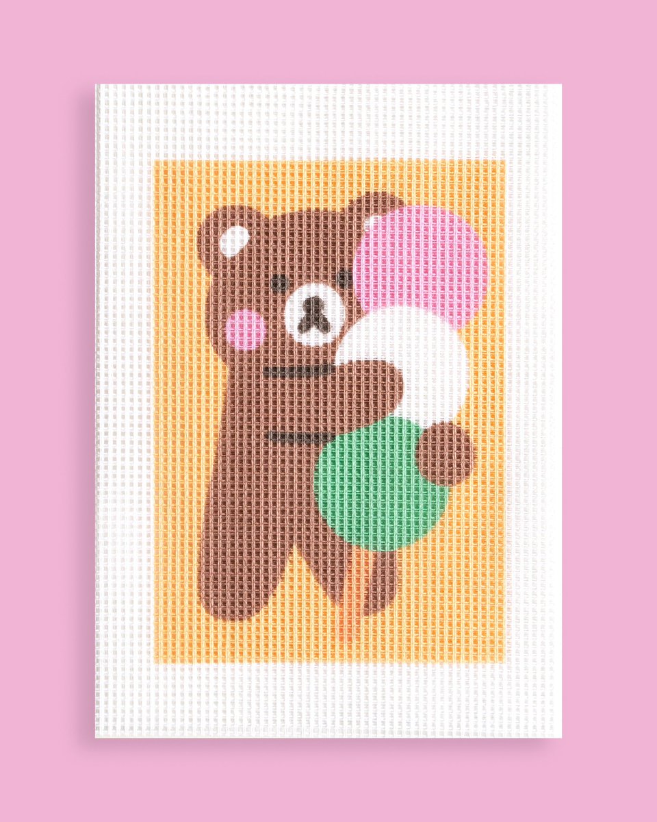 Niniwanted's tweet photo. New mini yummy needlepoints kits in collab with @canevasfatal 🍜🍡 🍙🍣🍤 https://t.co/tHb9v9YluT