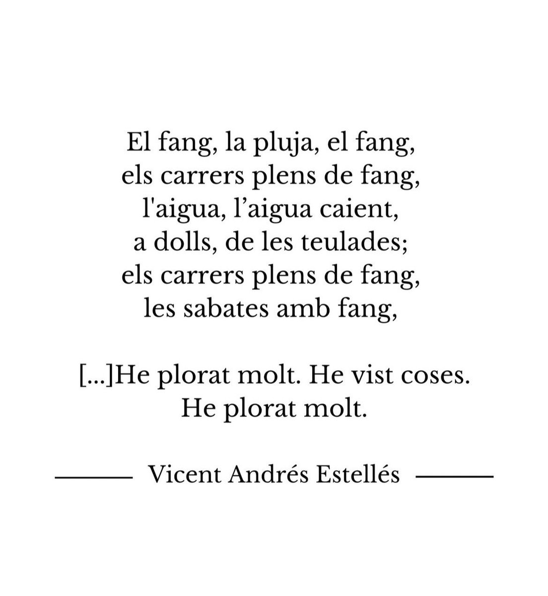 “Els carrers plens de fang,
les sabates amb fang”.

📷<a href="/annagual/">Anna Gual</a>