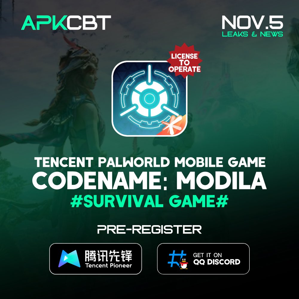 APKCBT's tweet image. #Codenamemodila It is a new survival game produced by Tencent Games, supporting Android iOS and PC platforms, and has been licensed by China's special operating privileges.

Pre-registration: bit.ly/playmodila

#TencentPioneer #APKCBT #LevelInfinite #mobilegames #survival
